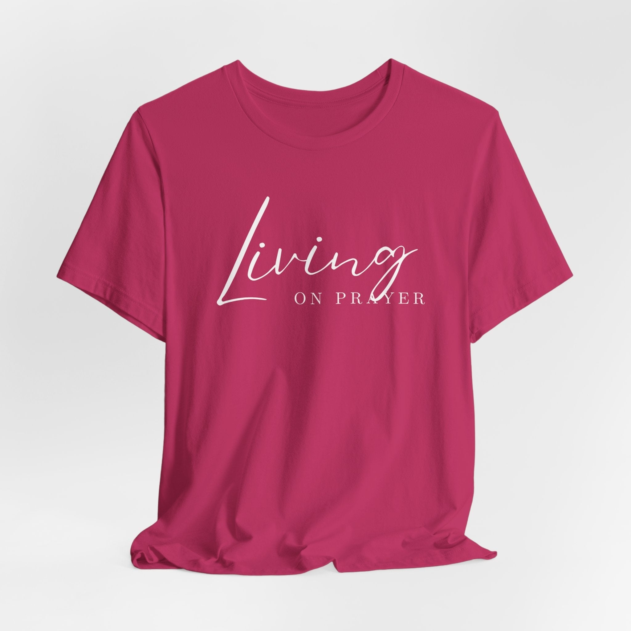 Living on Prayer Jesus-inspired Shirt