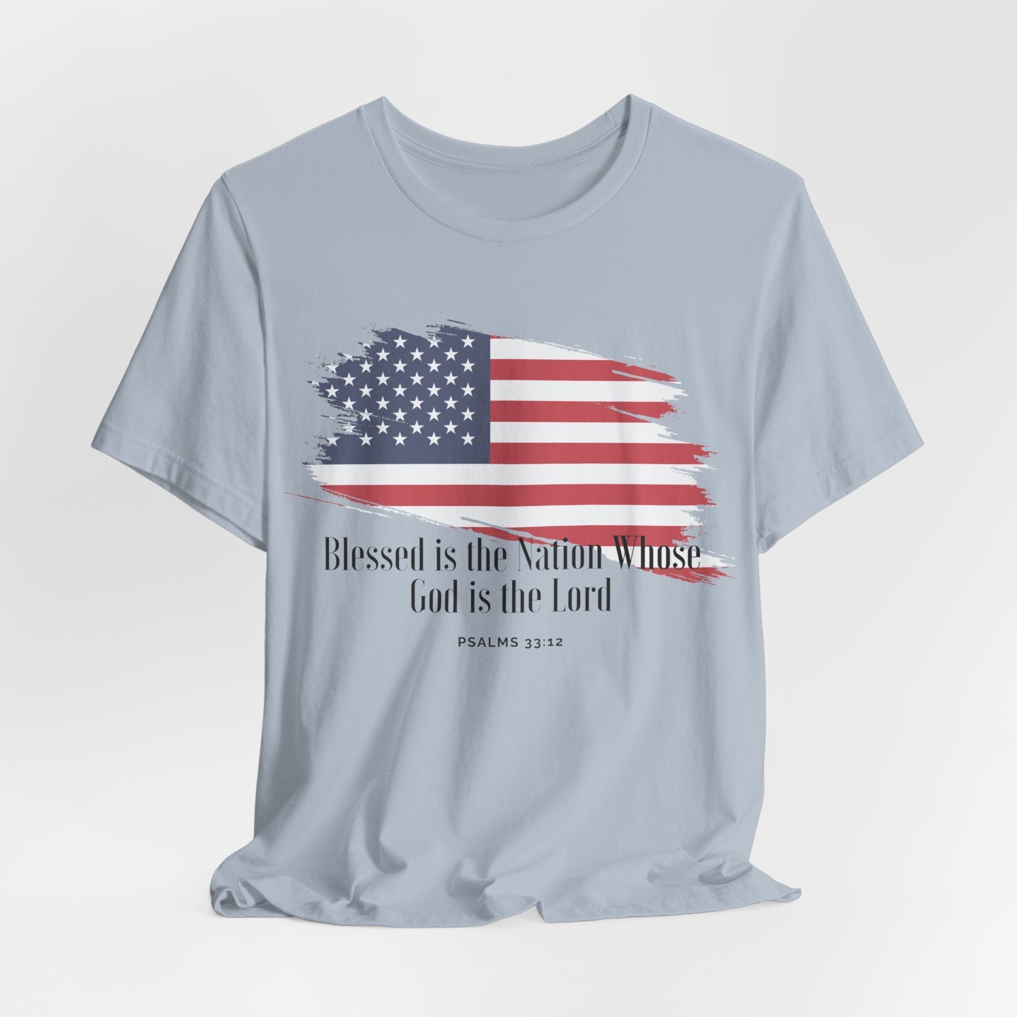 God and Country US Flag Christian T Shirt