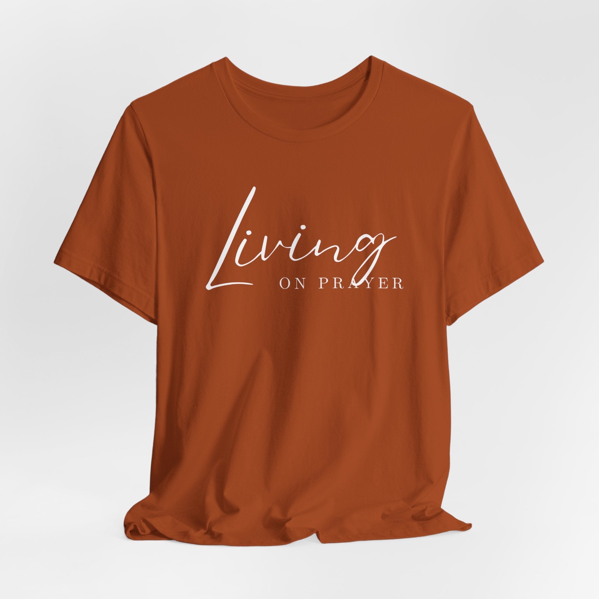 Living on Prayer Jesus-inspired Shirt