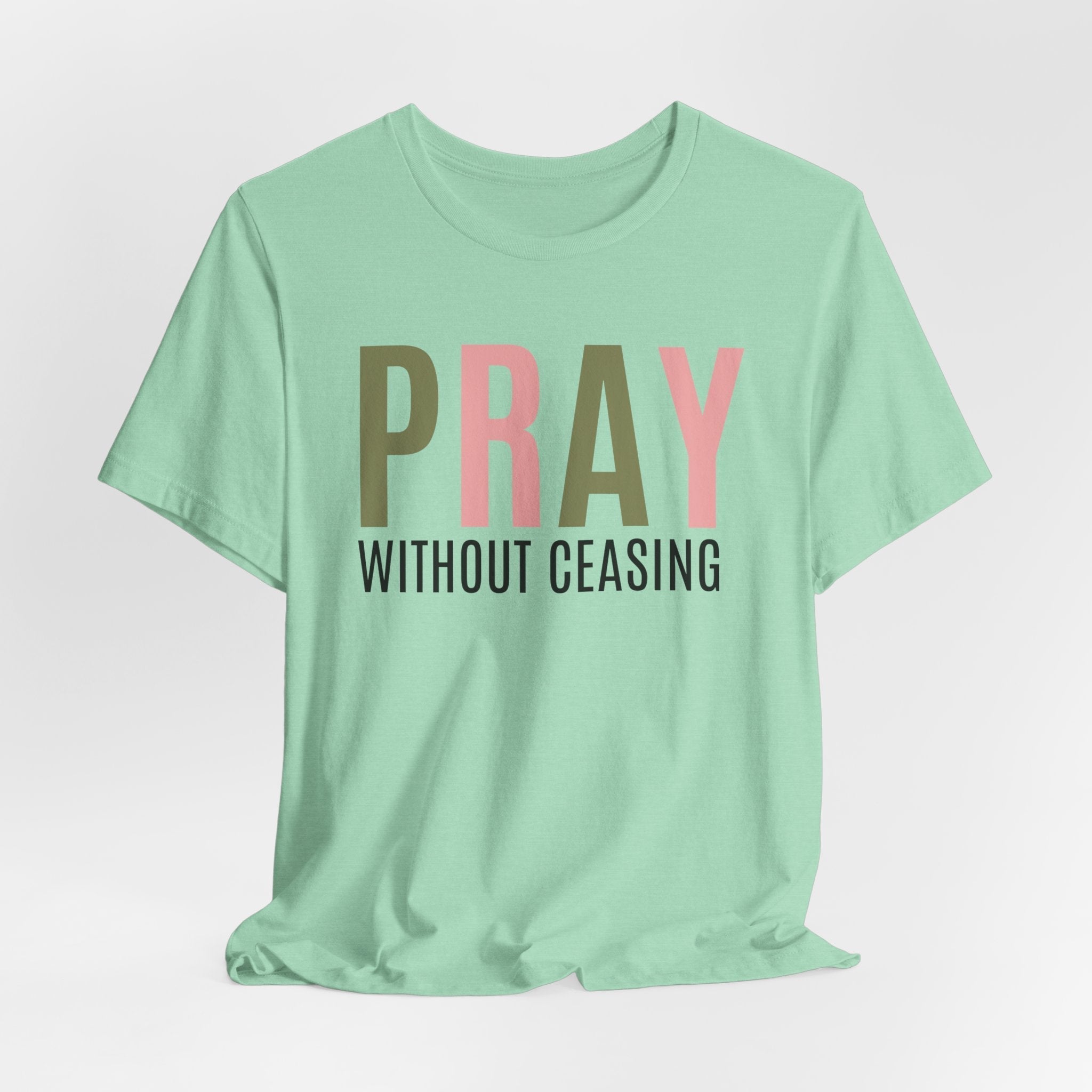 Pray Christian Mom Inspirational Christian T-Shirt