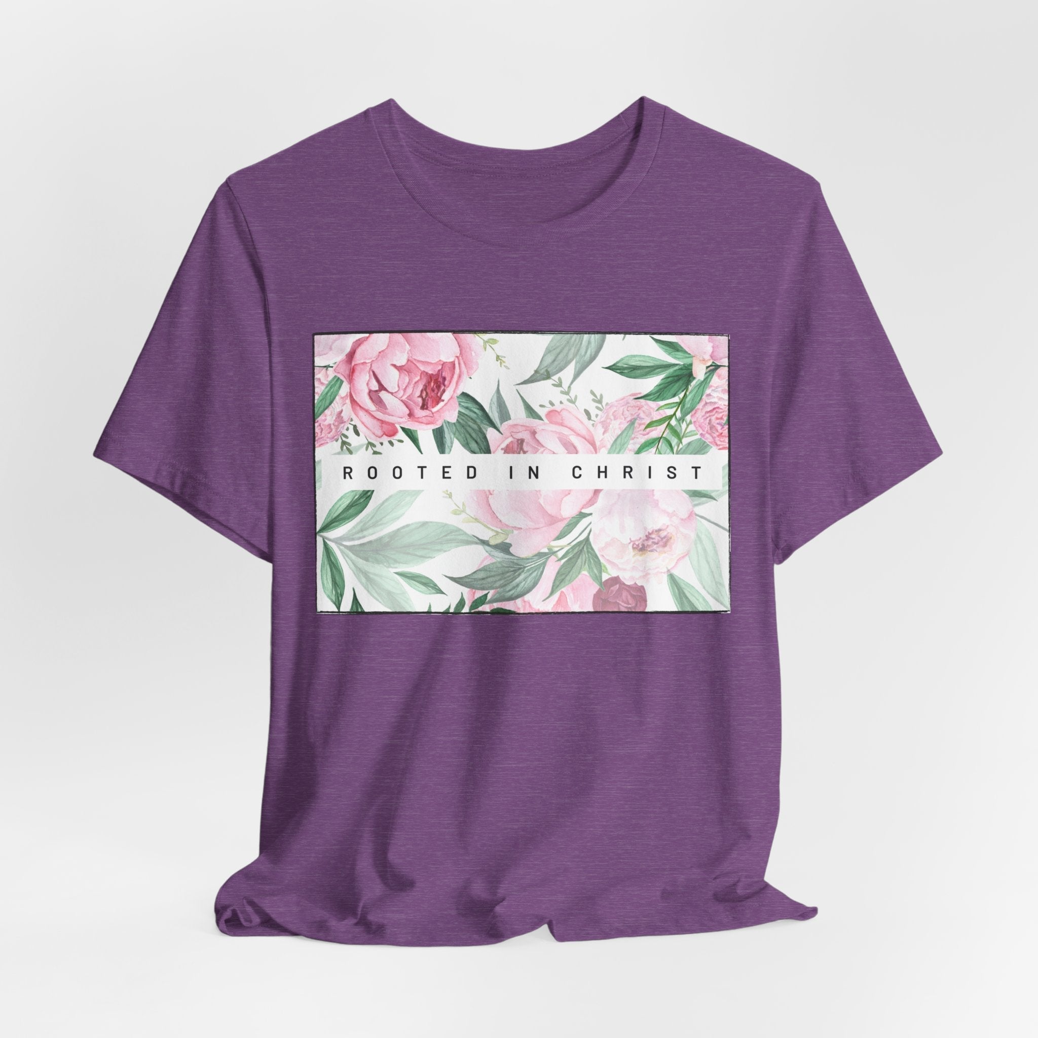 Rooted in Christ Jesus-inspired Christian T-Shirt