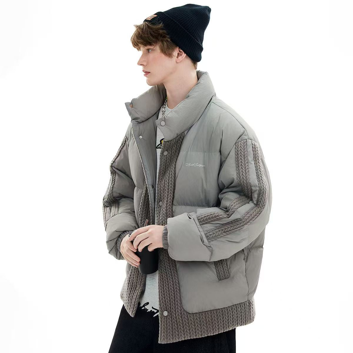 New standing collar jacket