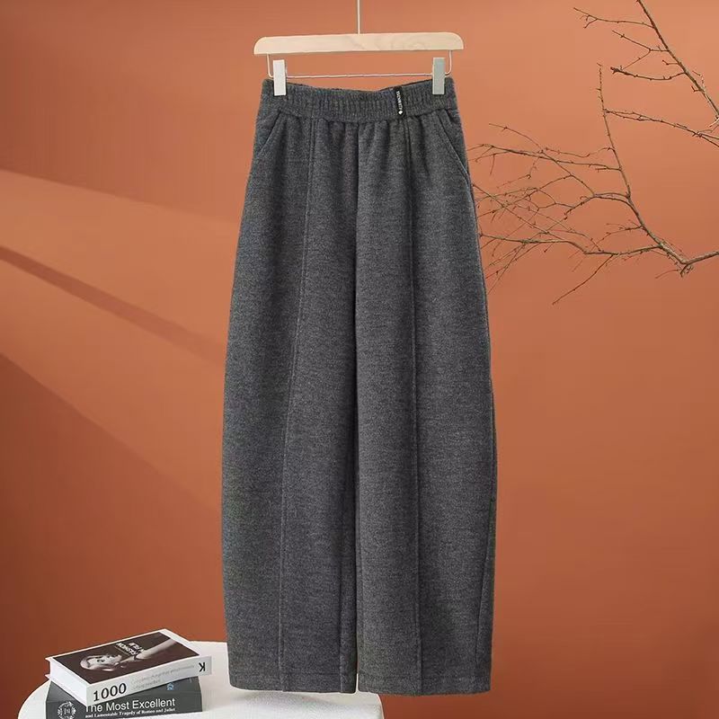 New sports hoodie wide leg pants two-piece set