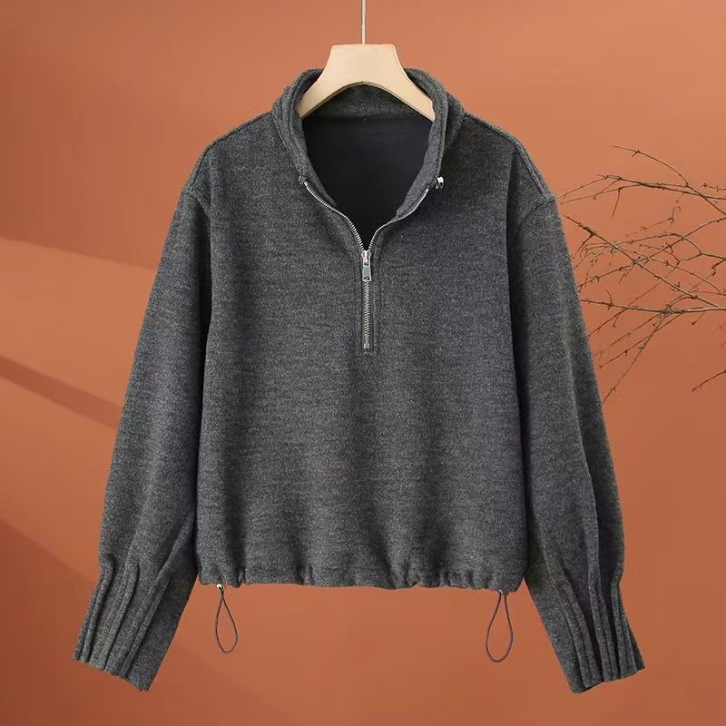 New sports hoodie wide leg pants two-piece set