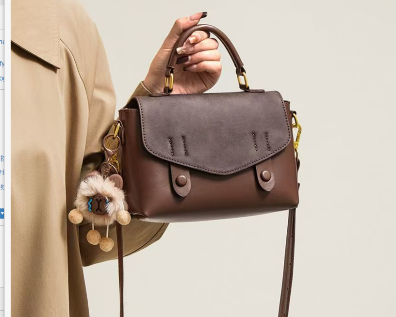 Handheld single shoulder crossbody bag