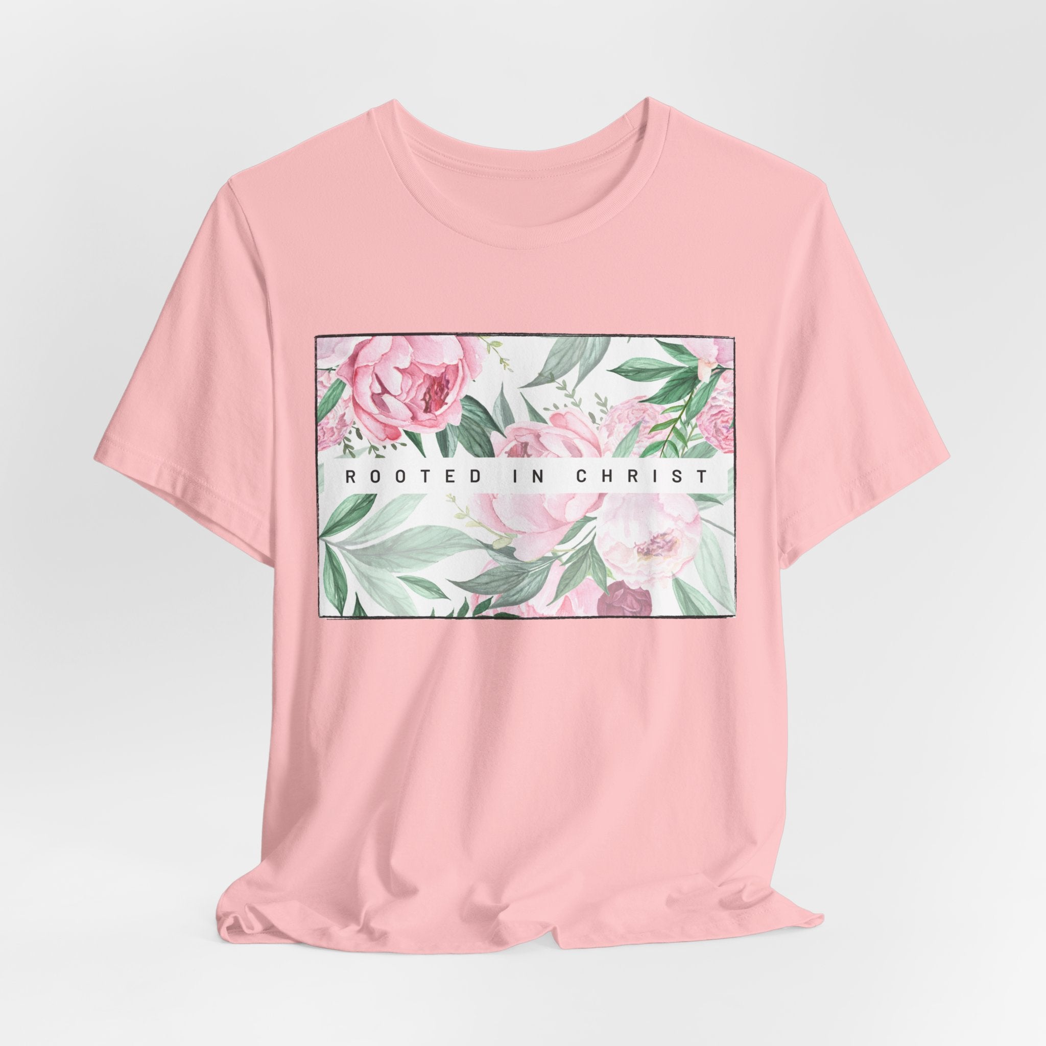 Rooted in Christ Jesus-inspired Christian T-Shirt