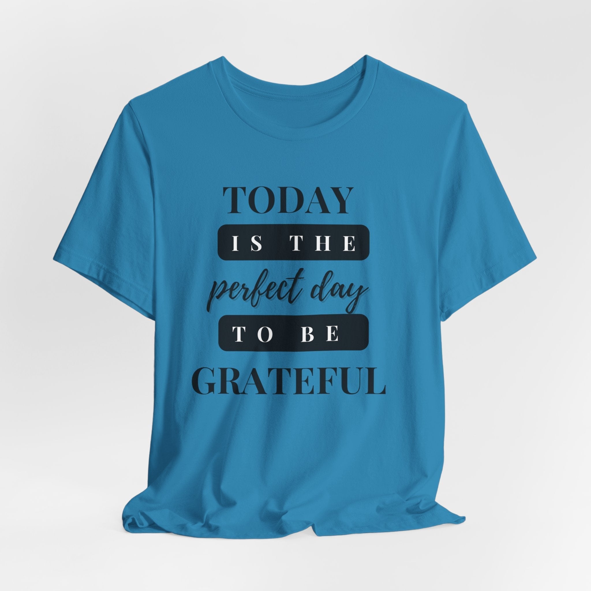 Perfect Day to be Grateful Inspirational Christian T-Shirt