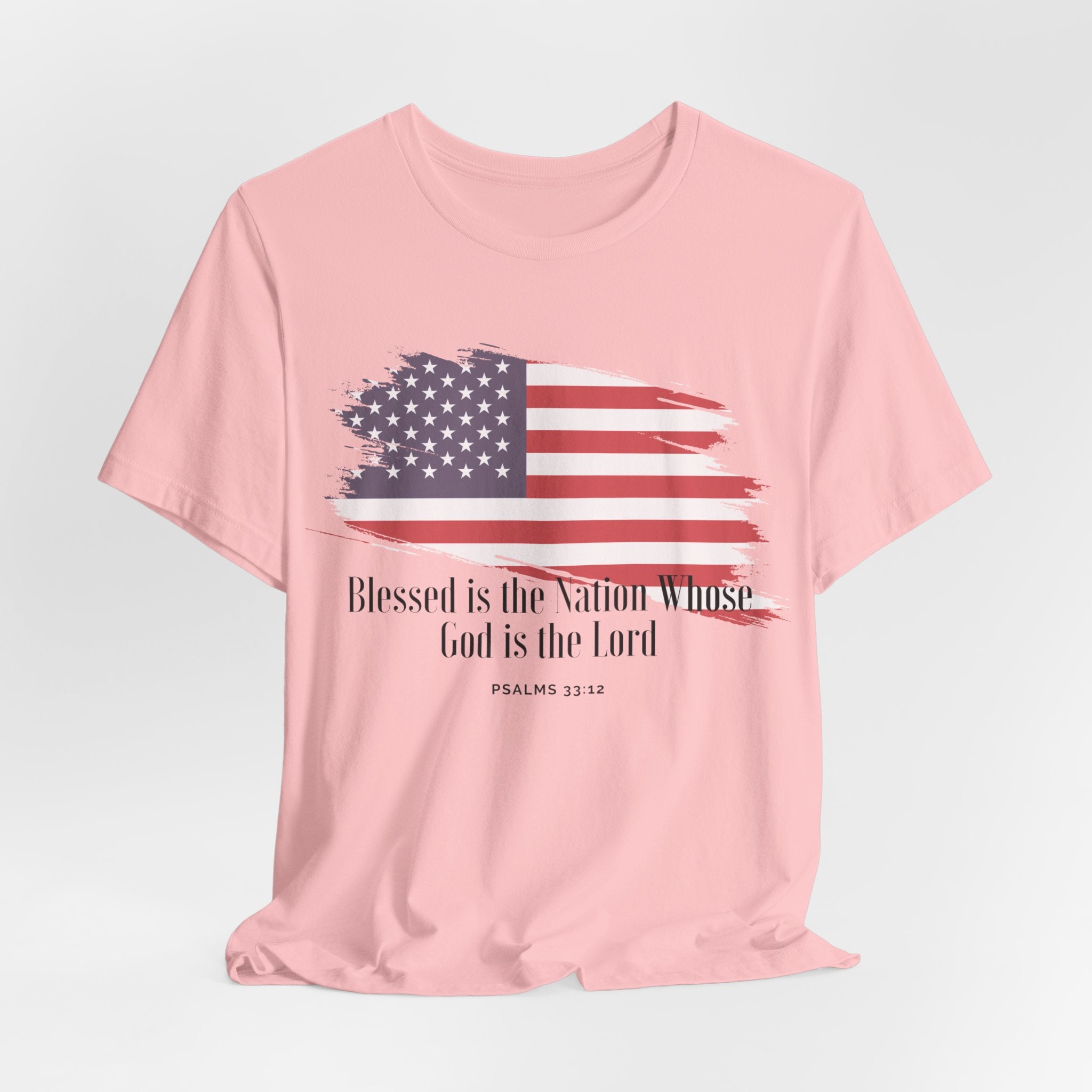 God and Country US Flag Christian T Shirt