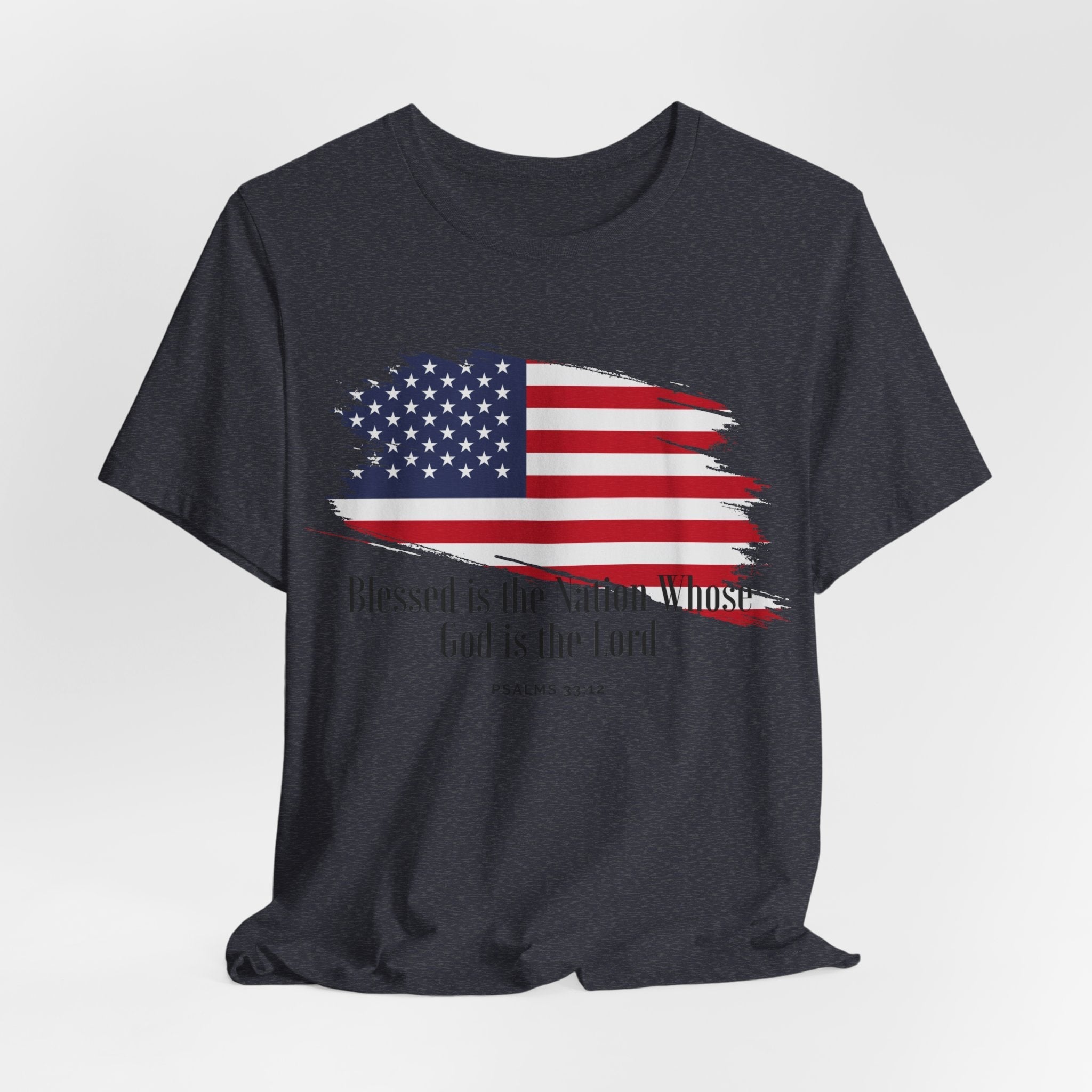 God and Country US Flag Christian T Shirt
